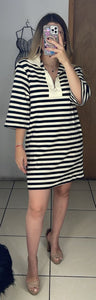 Vestido Black Stripes